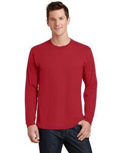 Port & Co PC450LS Red-Long Sleeve Fan Favorite T-Shirt Red