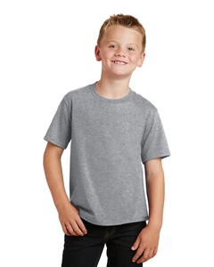 Port & Co PC450Y Gray-Youth Fan Favorite T-Shirt Gray
