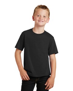 Port & Co PC450Y Black-Youth Fan Favorite T-Shirt Black