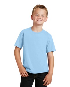 Port & Co PC450Y Blue-Youth Fan Favorite T-Shirt Blue