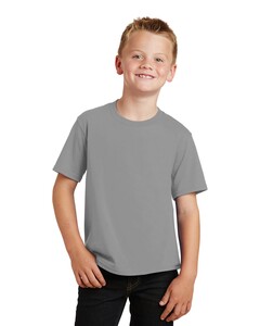 Port & Co PC450Y Gray-Youth Fan Favorite T-Shirt Gray