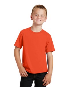 Port & Co PC450Y Orange-Youth Fan Favorite T-Shirt Orange