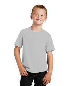 Port & Co PC450Y Gray-Youth Fan Favorite T-Shirt Gray