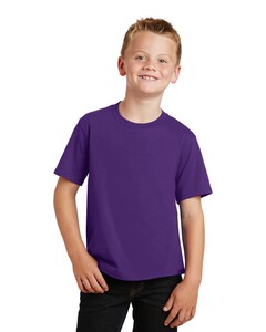 Port & Co PC450Y Purple-Youth Fan Favorite T-Shirt Purple