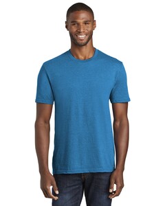 Port &amp; Co PC455 Blue-Fan Favorite Blend T-Shirt  Blue