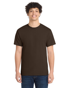 Port & Co PC54 Brown-Core 100% Cotton T-Shirt Brown