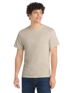 Port & Co PC54 Brown-Core 100% Cotton T-Shirt Brown