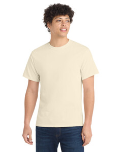 Port &amp; Co PC54 Natural-Core 100% Cotton T-Shirt Natural