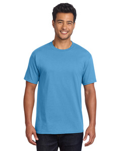 Port & Co PC54DTG Blue-Green-Core Cotton DTG Tee Blue-Green