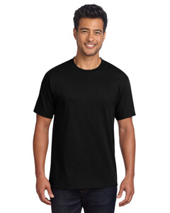 Port & Co PC54DTG Black-Core Cotton DTG Tee Black