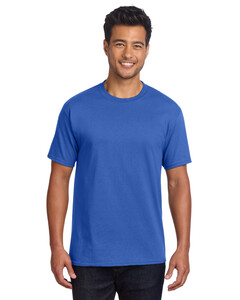 Port & Co PC54DTG Blue-Core Cotton DTG Tee Blue