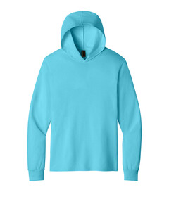 Port & Co PC54H Blue-Green-Core Cotton Pullover Hooded Tee Blue-Green