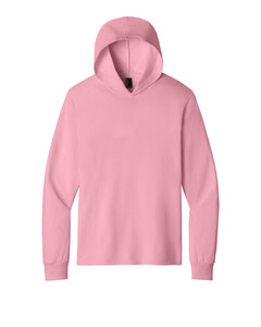 Port & Co PC54H Pink-Core Cotton Pullover Hooded Tee Pink