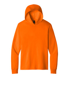 Port & Co PC54H Orange-Core Cotton Pullover Hooded Tee Orange