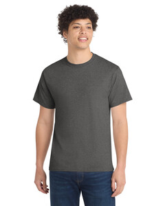 Port &amp; Co PC54T Gray-Tall Core Cotton T-Shirt  Gray