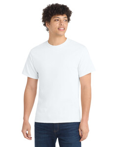 Port & Co PC54T White-Tall Core Cotton T-Shirt  White