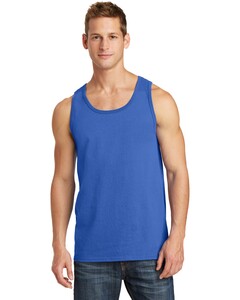 Port & Co PC54TT Blue-5.4-Oz 100% Cotton Tank Top Blue