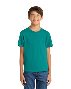 Port & Co PC54Y Blue-100% Cotton Youth T-Shirt Blue