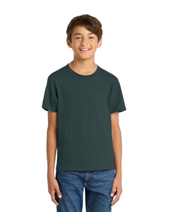 Port & Co PC54Y Green-100% Cotton Youth T-Shirt Green