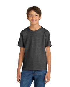 Port & Co PC54Y Gray-100% Cotton Youth T-Shirt Gray