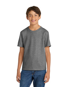 Port & Co PC54Y Gray-100% Cotton Youth T-Shirt Gray