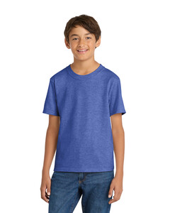 Port & Co PC54Y Blue-100% Cotton Youth T-Shirt Blue