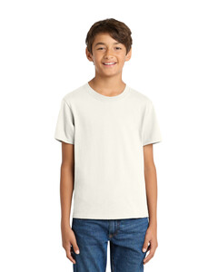 Port & Co PC54Y Natural-100% Cotton Youth T-Shirt Natural