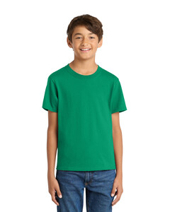 Port & Co PC54Y Green-100% Cotton Youth T-Shirt Green