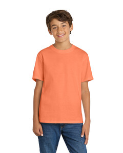 Port & Co PC54Y Orange-100% Cotton Youth T-Shirt Orange