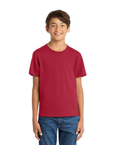 Port & Co PC54Y Red-100% Cotton Youth T-Shirt Red