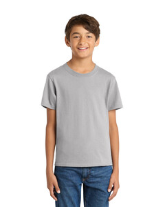 Port & Co PC54Y Gray-100% Cotton Youth T-Shirt Gray