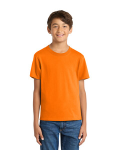 Port & Co PC54Y Orange-100% Cotton Youth T-Shirt Orange