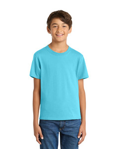 Port & Co PC54Y Blue-100% Cotton Youth T-Shirt Blue