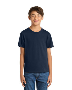 Port & Co PC54Y Navy-100% Cotton Youth T-Shirt Navy