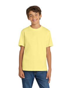 Port & Co PC54Y Yellow-100% Cotton Youth T-Shirt Yellow