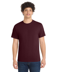 Port & Co PC55 Maroon-Core Blend 50/50 Cotton/Poly T-Shirt Maroon