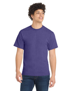 Port & Co PC55 Purple-Core Blend 50/50 Cotton/Poly T-Shirt Purple