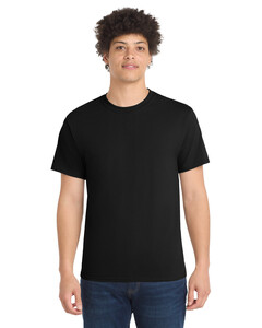 Port & Co PC55 Black-Core Blend 50/50 Cotton/Poly T-Shirt Black