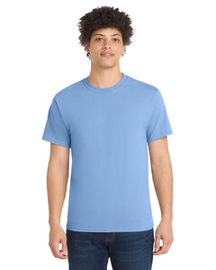 Port & Co PC55 Blue-Core Blend 50/50 Cotton/Poly T-Shirt Blue