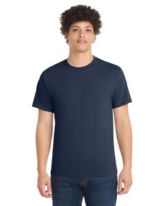 Port &amp; Co PC55 Navy-Core Blend 50/50 Cotton/Poly T-Shirt Navy