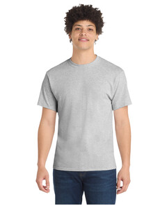Port &amp; Co PC55T Gray-Tall Core Blend T-Shirt Gray