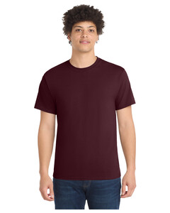 Port & Co PC55T Maroon-Tall Core Blend T-Shirt Maroon