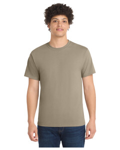 Port & Co PC55T Brown-Tall Core Blend T-Shirt Brown