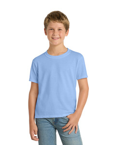 Port & Co PC55Y Blue-Youth 50/50 Cotton/Poly T-Shirt Blue