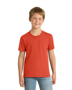 Port &amp; Co PC55Y Orange-Youth 50/50 Cotton/Poly T-Shirt Orange
