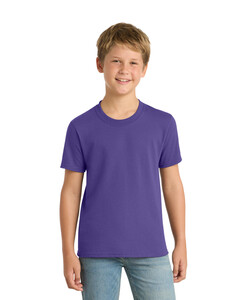 Port & Co PC55Y Purple-Youth 50/50 Cotton/Poly T-Shirt Purple
