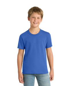 Port & Co PC55Y Blue-Youth 50/50 Cotton/Poly T-Shirt Blue