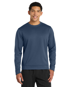 Port & Co PC590 Navy-Performance Fleece Crewneck Sweatshirt Navy