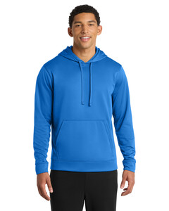 Port & Co PC590H Blue-Performance Fleece Hoodie Blue
