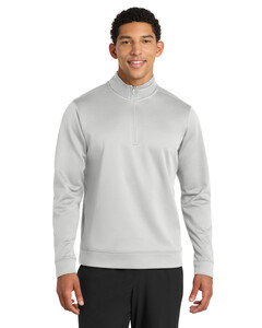 Port & Co PC590Q Gray-Performance Fleece 1/4-Zip Pullover Sweatshirt Gray